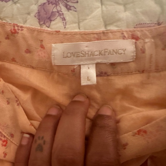 Love Shack Fancy Silk Sardinia Skirt - Picture 2 of 3